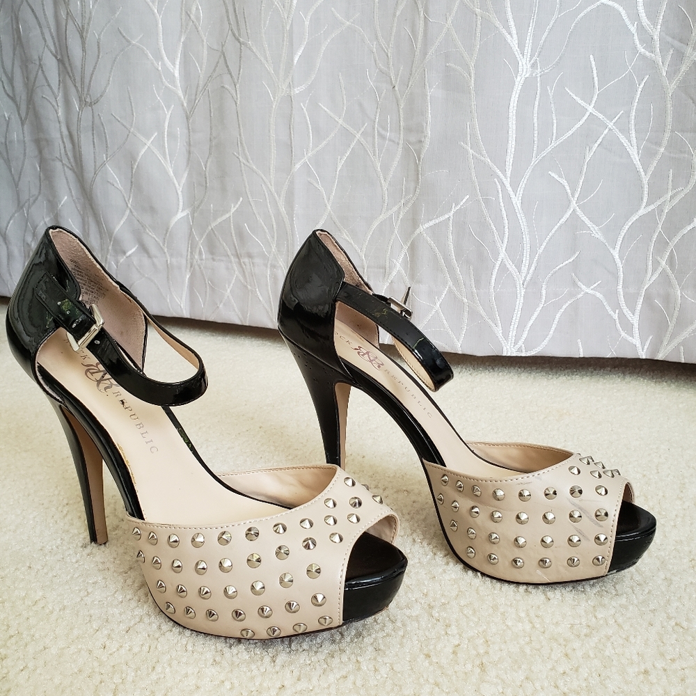 Studded heels